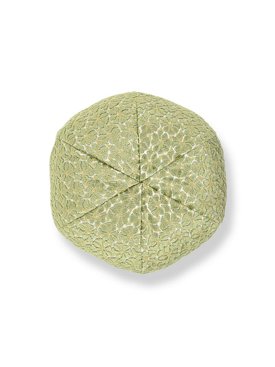 Scalamandre Petal Velvet 12 Dia - Leaf Decorative Pillow