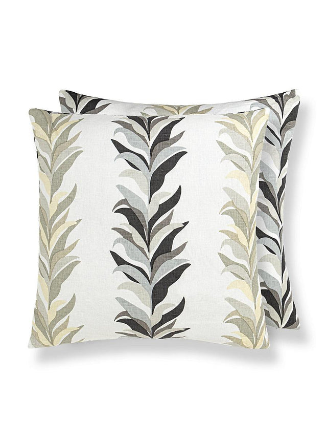 Scalamandre Chira Island 22 X 22 - Shadow Decorative Pillow