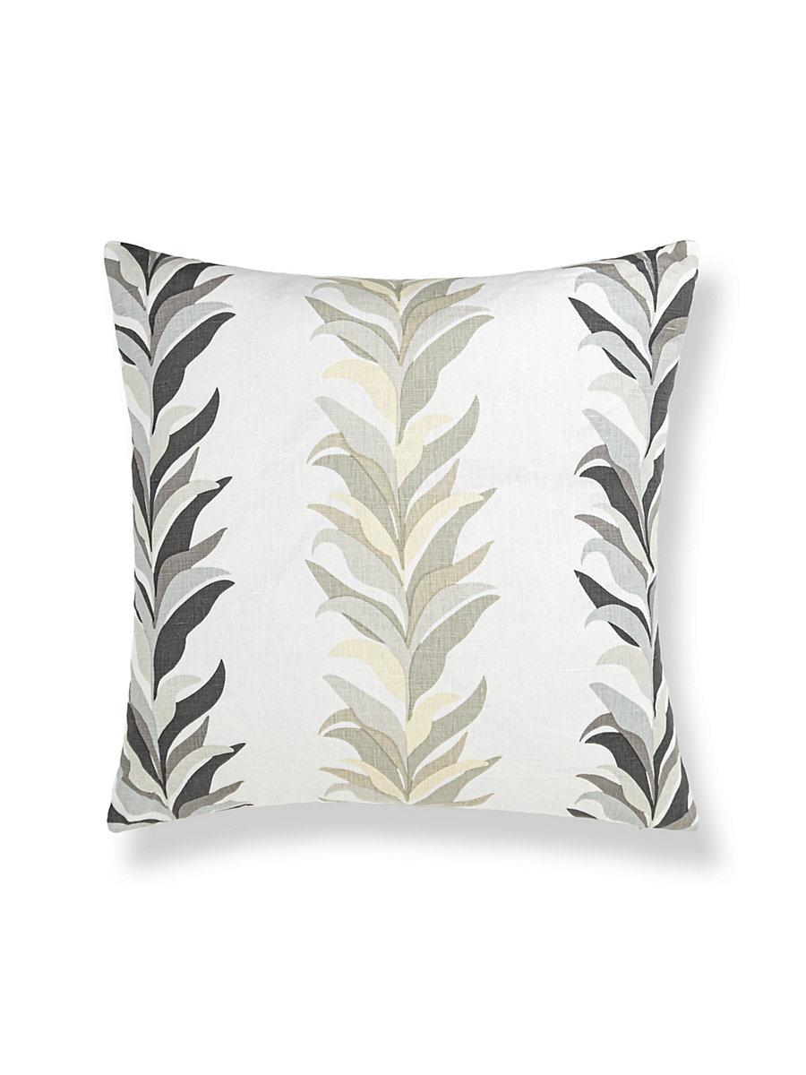 Scalamandre Chira Island 22 X 22 - Shadow Decorative Pillow