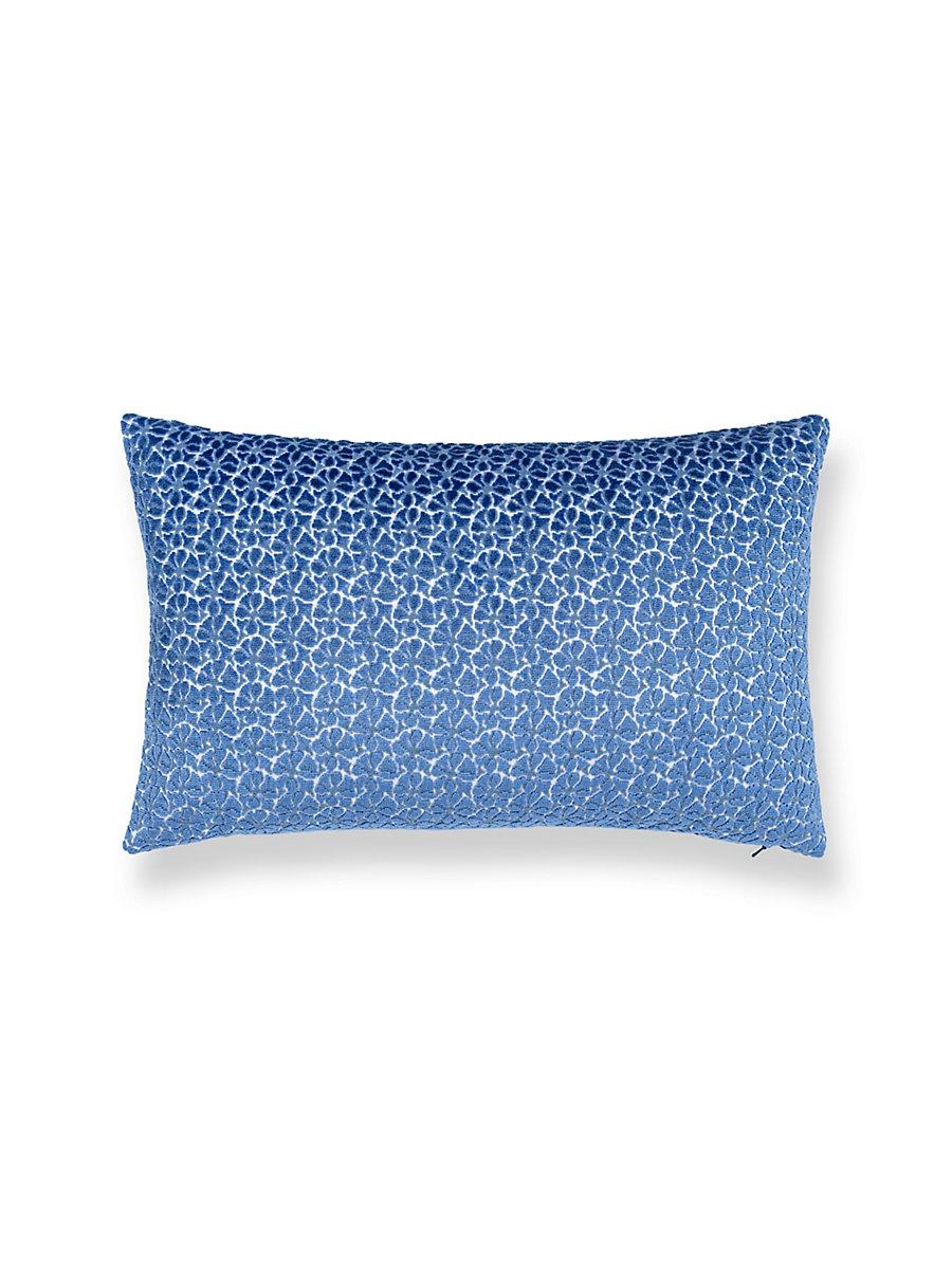 Scalamandre Petal Velvet 14 X 22 - Royalblue Decorative Pillow