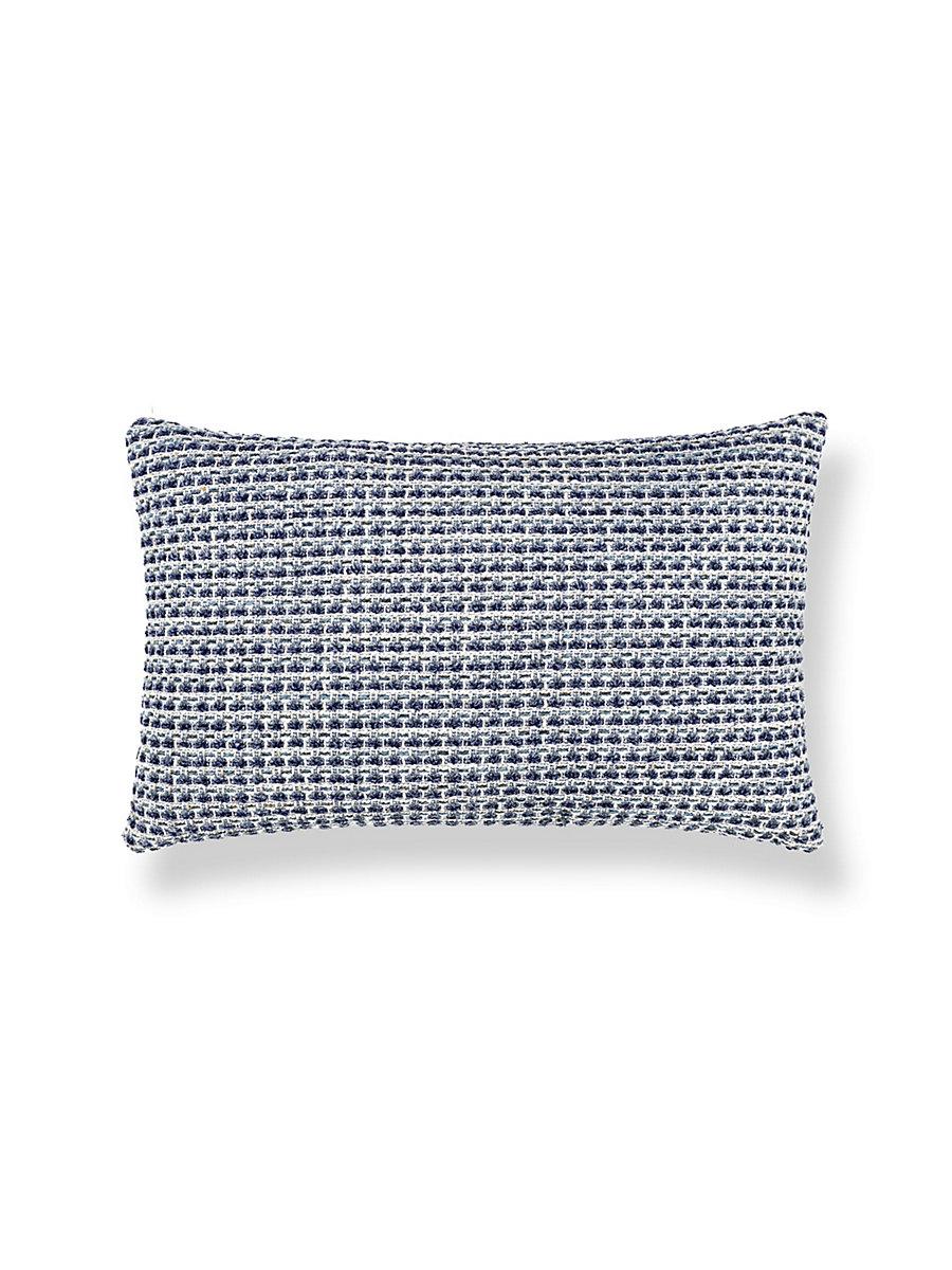 Scalamandre Heatherton 14 X 22 - Navy Decorative Pillow