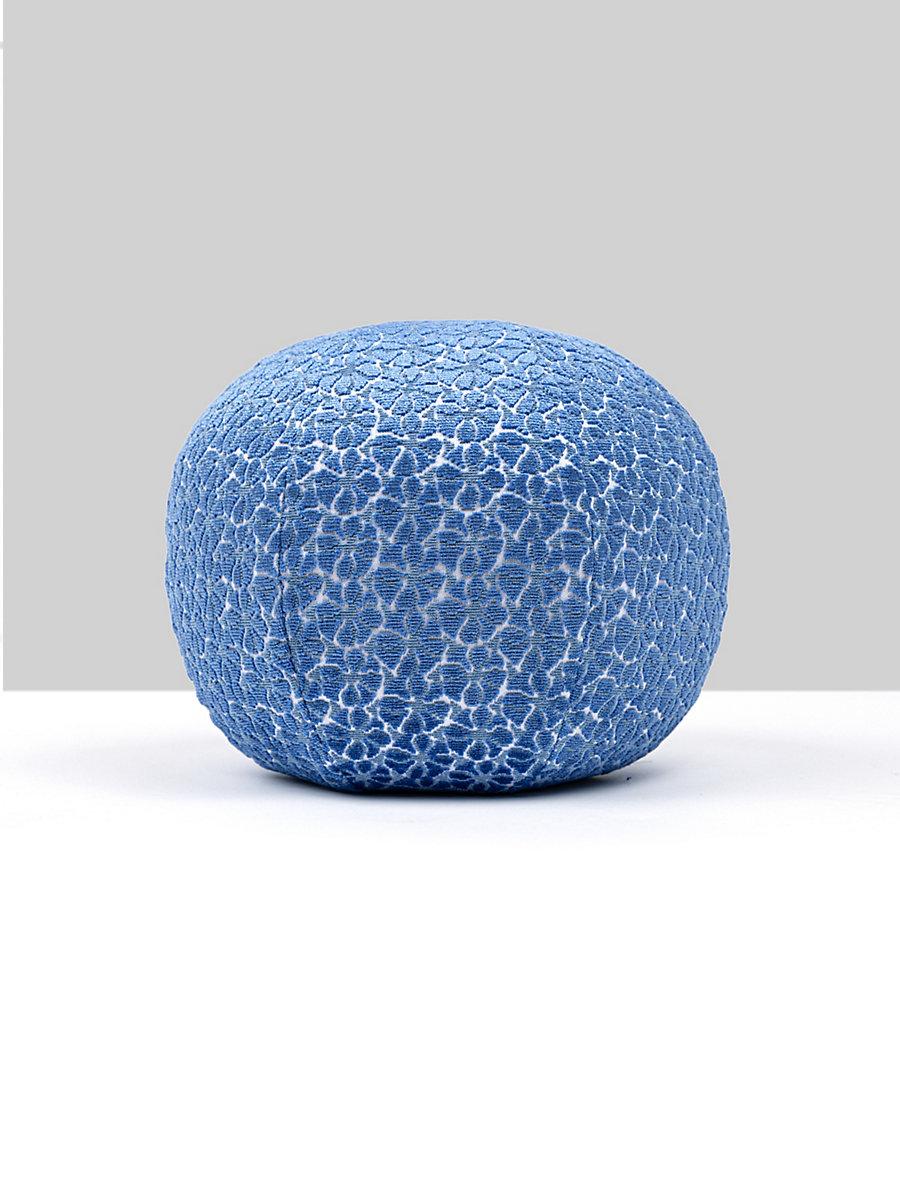 Scalamandre Petal Velvet 12 Dia - Royalblue Decorative Pillow