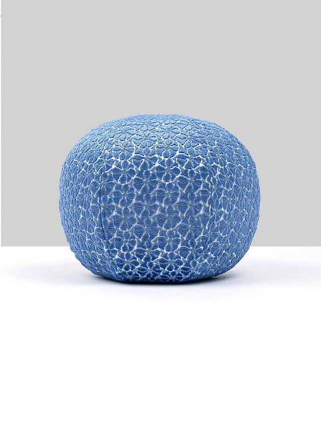 Scalamandre Petal Velvet 12 Dia - Royalblue Decorative Pillow