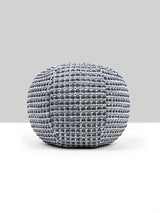 Scalamandre Heatherton 12 Dia - Navy Decorative Pillow