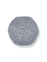 Scalamandre Heatherton 12 Dia - Navy Decorative Pillow