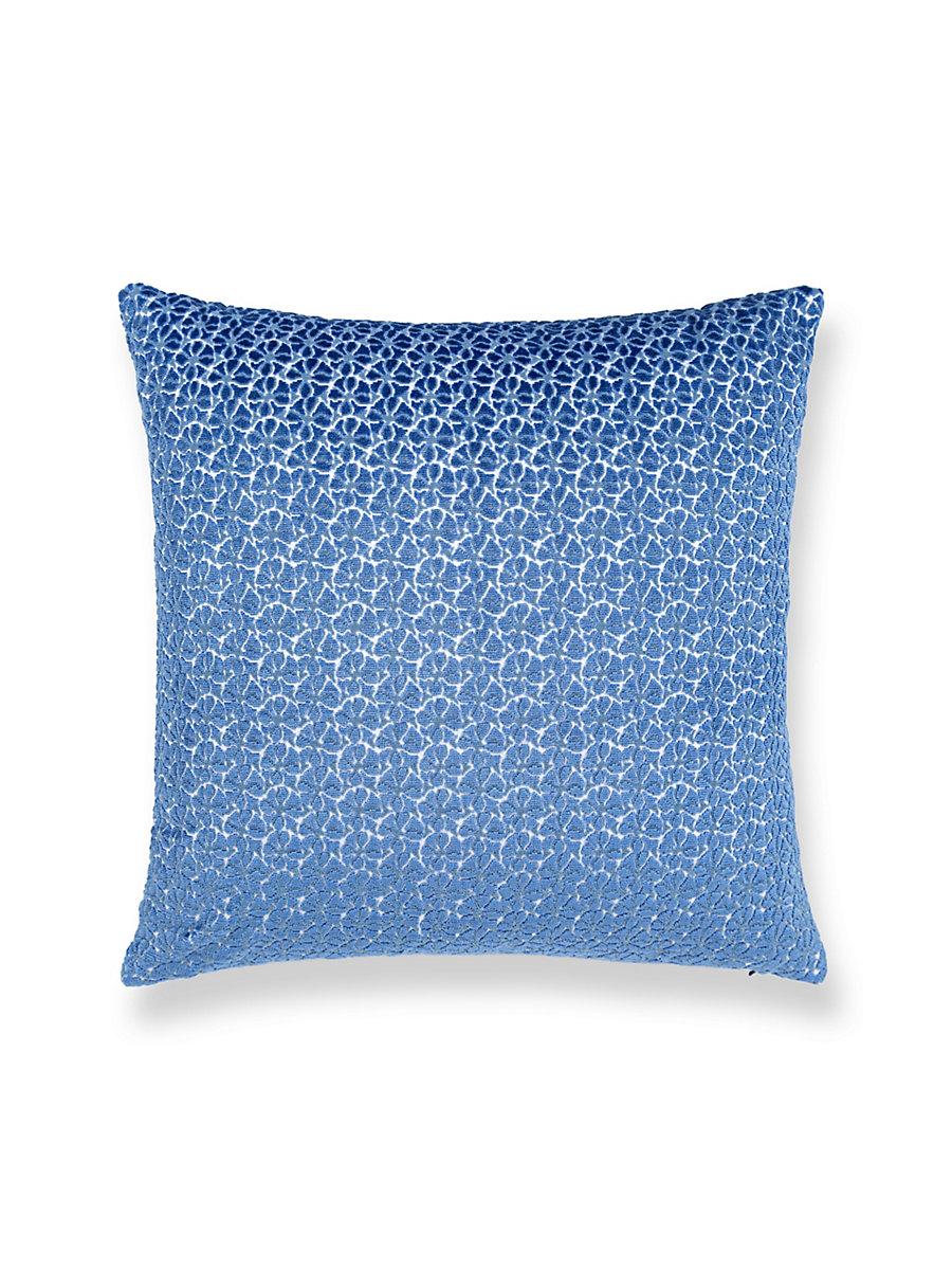 Scalamandre Petal Velvet 22 X 22 - Royalblue Decorative Pillow