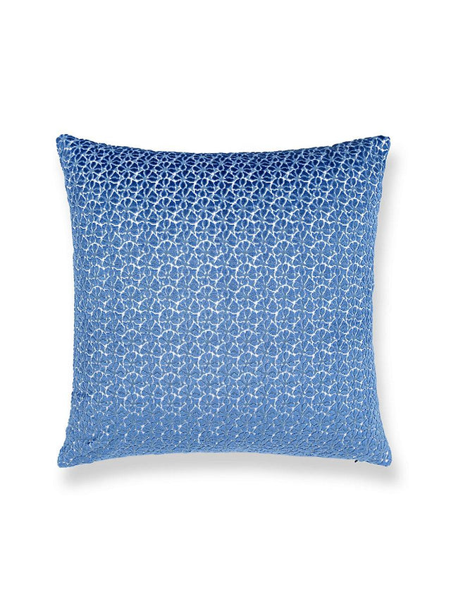 Scalamandre Petal Velvet 22 X 22 - Royalblue Decorative Pillow