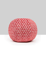 Scalamandre Petal Velvet 12 Dia - Red Decorative Pillow