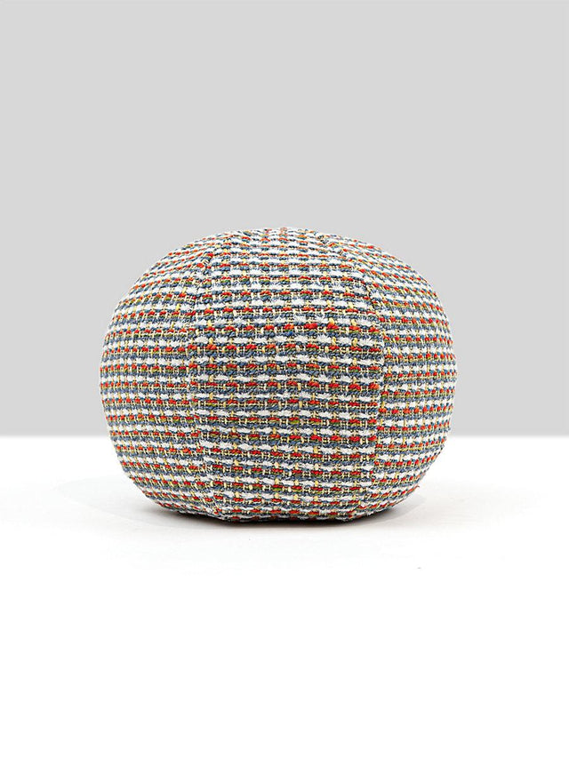 Scalamandre Heatherton 12 Dia - Preppy Decorative Pillow