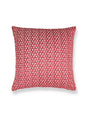 Scalamandre Petal Velvet 22 X 22 - Red Decorative Pillow