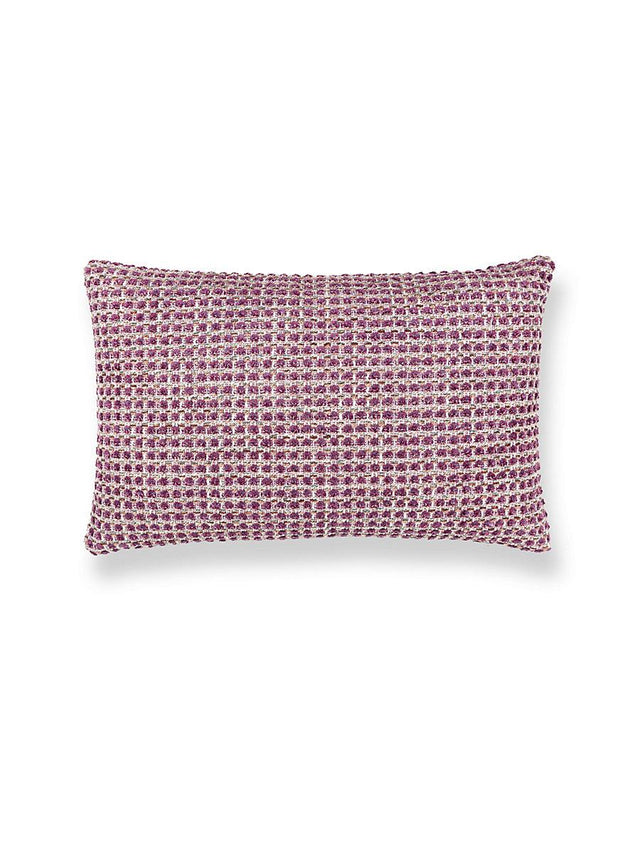 Scalamandre Heatherton 14 X 22 - Plum Decorative Pillow