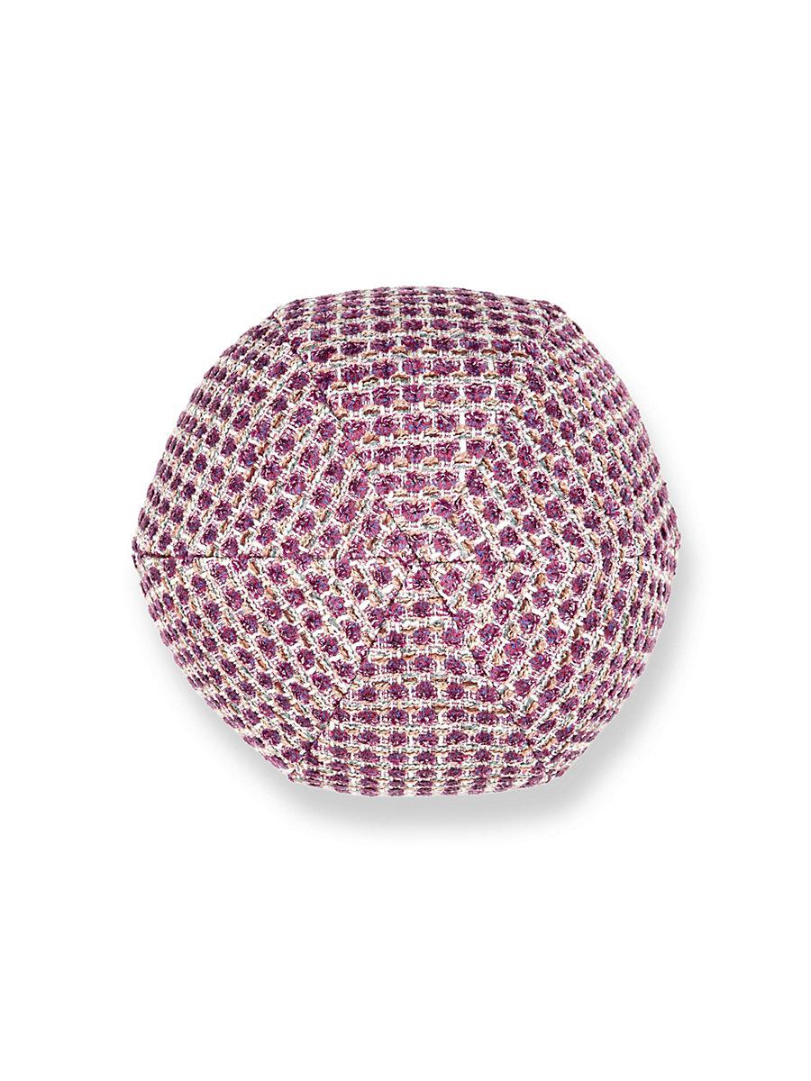 Scalamandre Heatherton 12 Dia - Plum Decorative Pillow