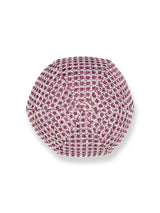 Scalamandre Heatherton 12 Dia - Plum Decorative Pillow