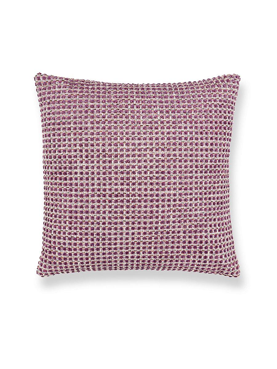Scalamandre Heatherton 22 X 22 - Plum Decorative Pillow