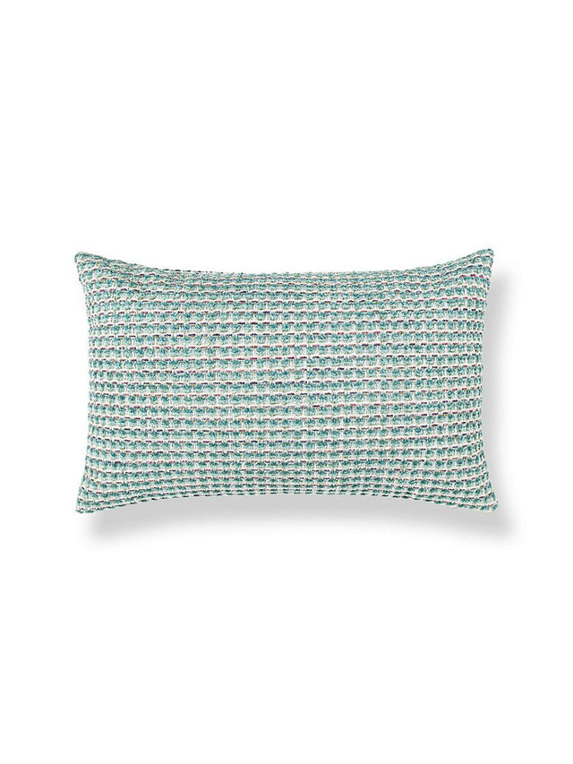 Scalamandre Heatherton 14 X 22 - Aquamarine Decorative Pillow