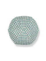 Scalamandre Heatherton 12 Dia - Aquamarine Decorative Pillow