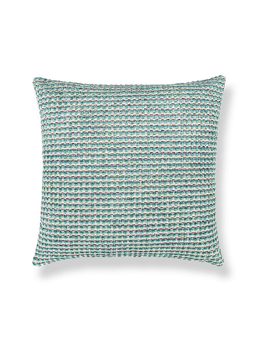 Scalamandre Heatherton 22 X 22 - Aquamarine Decorative Pillow