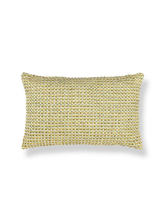 Scalamandre Heatherton 14 X 22 - Lemon Decorative Pillow