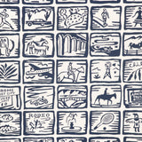 Kravet ARIZONA SKETCHBOOK WP BLUE Wallpaper