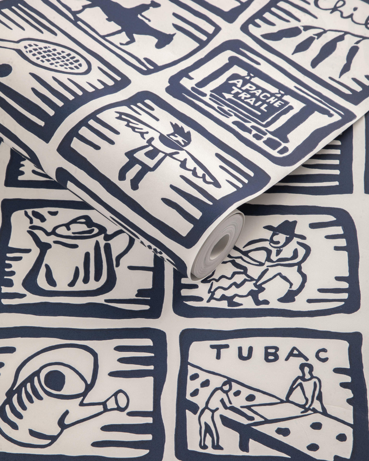 Kravet ARIZONA SKETCHBOOK WP BLUE Wallpaper