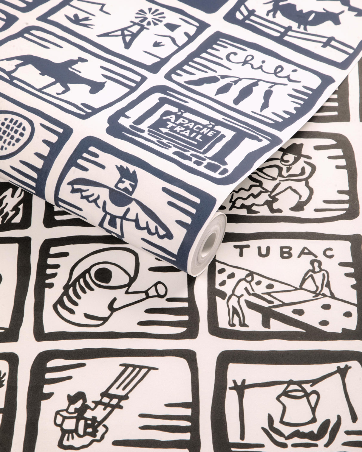 Kravet ARIZONA SKETCHBOOK WP BLUE Wallpaper