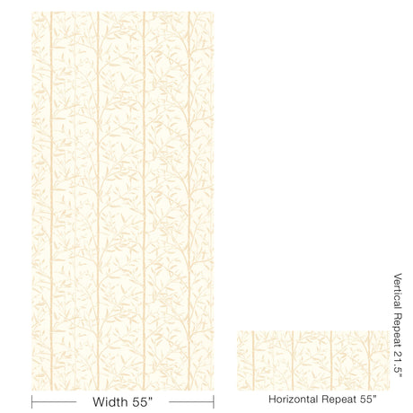 Kravet BAMBOO WP SAND Wallpaper