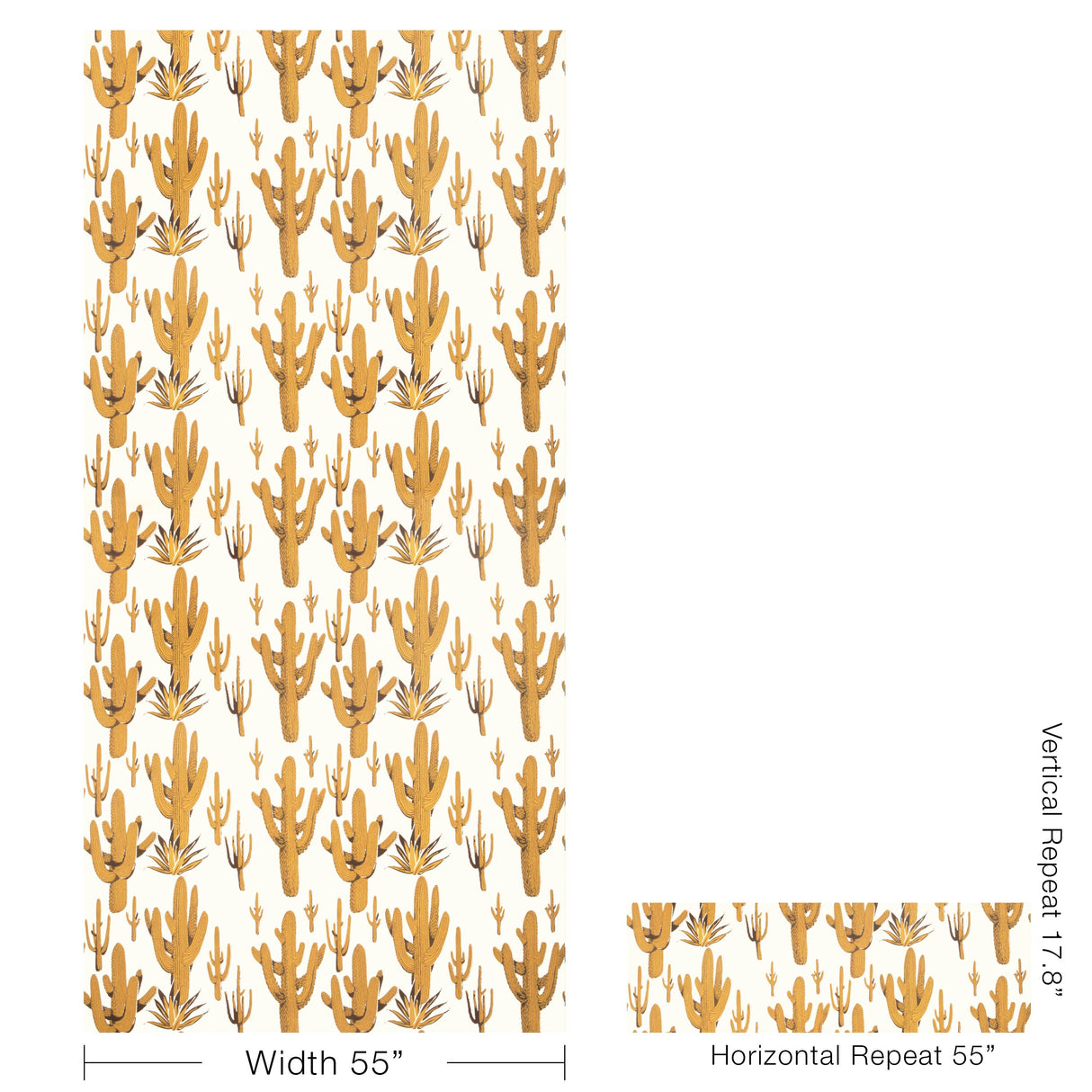 Kravet CACTI LAND WP SAFFRON Wallpaper