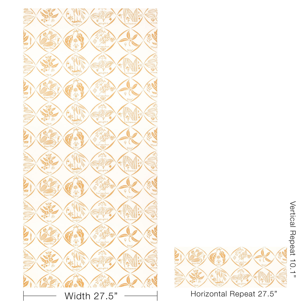 Kravet SPICES WP SAFFRON Wallpaper