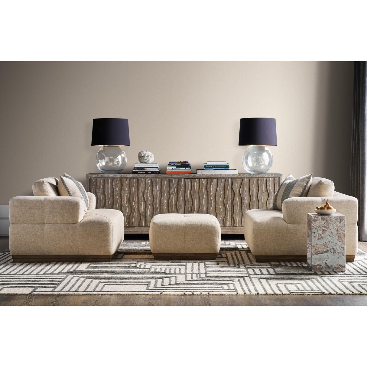 Winfield Thybony VAROLA CREME Wallpaper