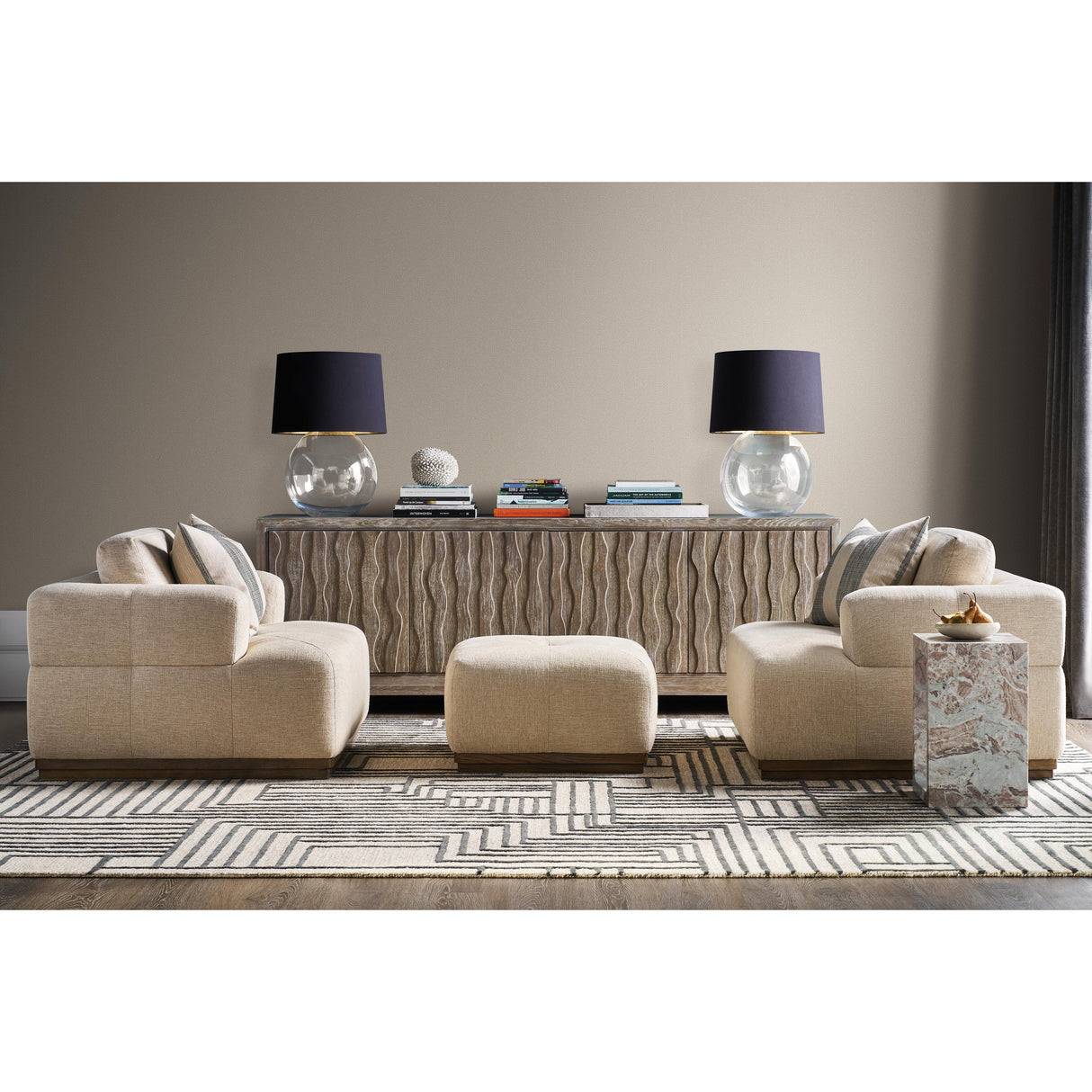 Winfield Thybony VAROLA PEWTER Wallpaper