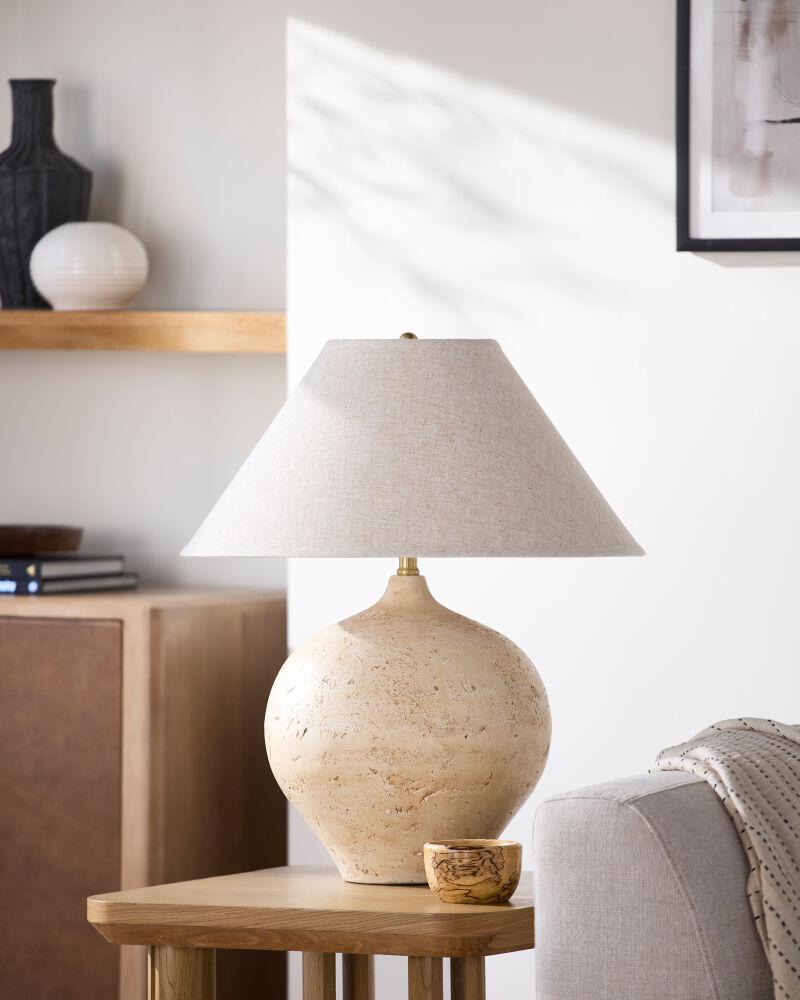 Surya Pomarico PMR-001 27"H x 22"W x 22"D Table Lighting