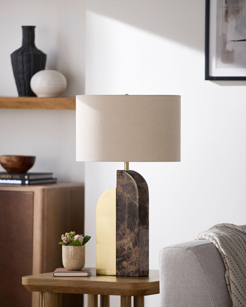 Surya Yuruga YRG-002 28"H x 16"W x 16"D Table Lighting