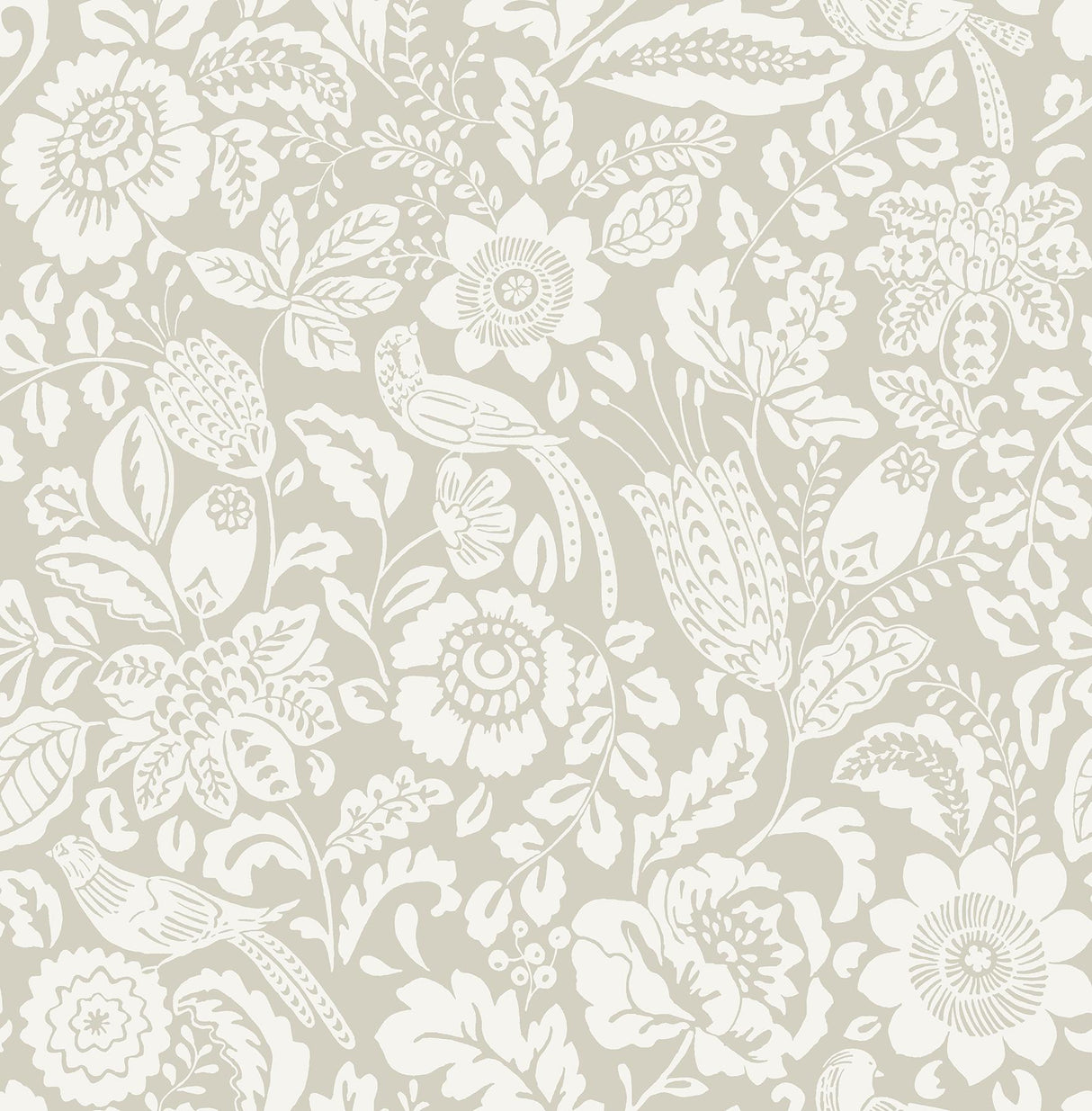 A-Street Prints Haberdashery Marta Beige Wallpaper