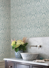 A-Street Prints Haberdashery Berkshire Denim Wallpaper