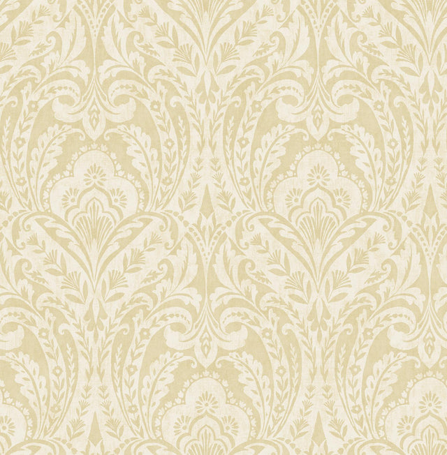 A-Street Prints Haberdashery Berkshire Butter Wallpaper