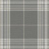 A-Street Prints Haberdashery Westley Grey Wallpaper