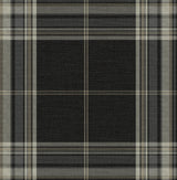 A-Street Prints Haberdashery Westley Black Wallpaper