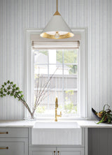 A-Street Prints Haberdashery Ayanna Blue Wallpaper