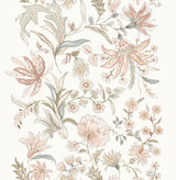 A-Street Prints Haberdashery Teonna Light Pink Wallpaper