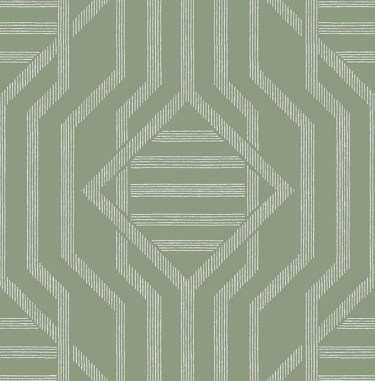 A-Street Prints Haberdashery Essex Green Wallpaper