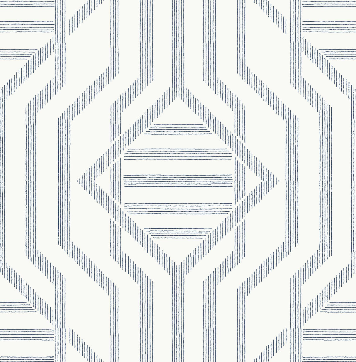 A-Street Prints Haberdashery Essex Dark Blue Wallpaper