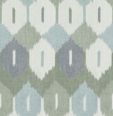 A-Street Prints Haberdashery Abilene Sea Green Wallpaper