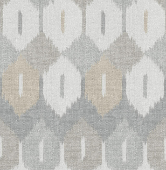 A-Street Prints Haberdashery Abilene Neutral Wallpaper