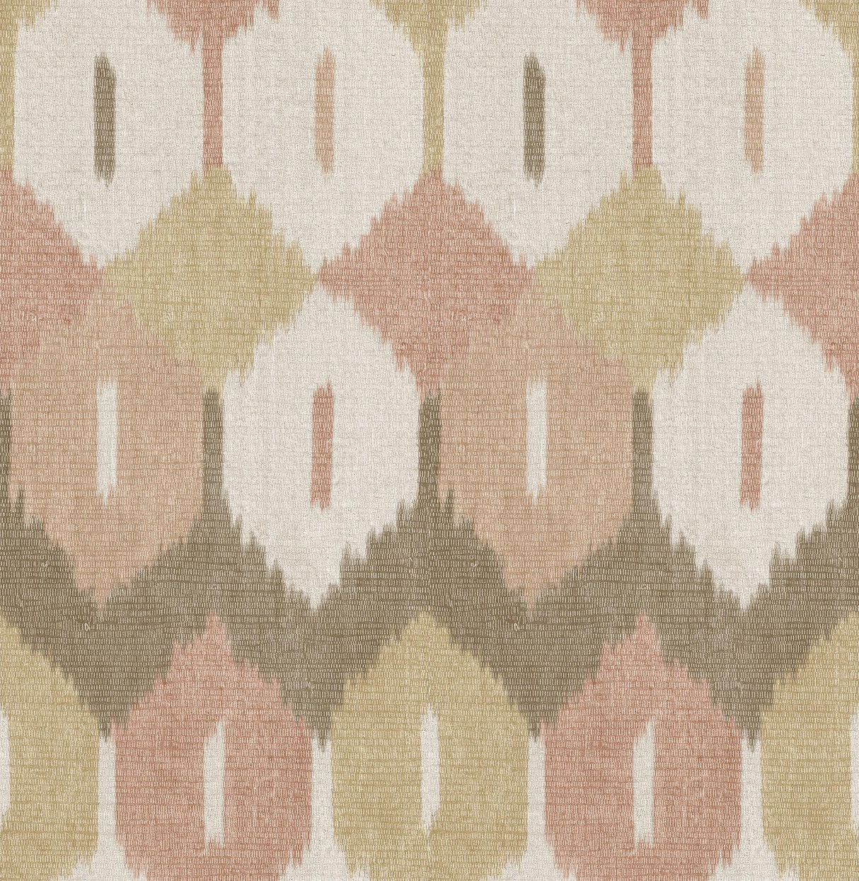 A-Street Prints Haberdashery Abilene Apricot Wallpaper