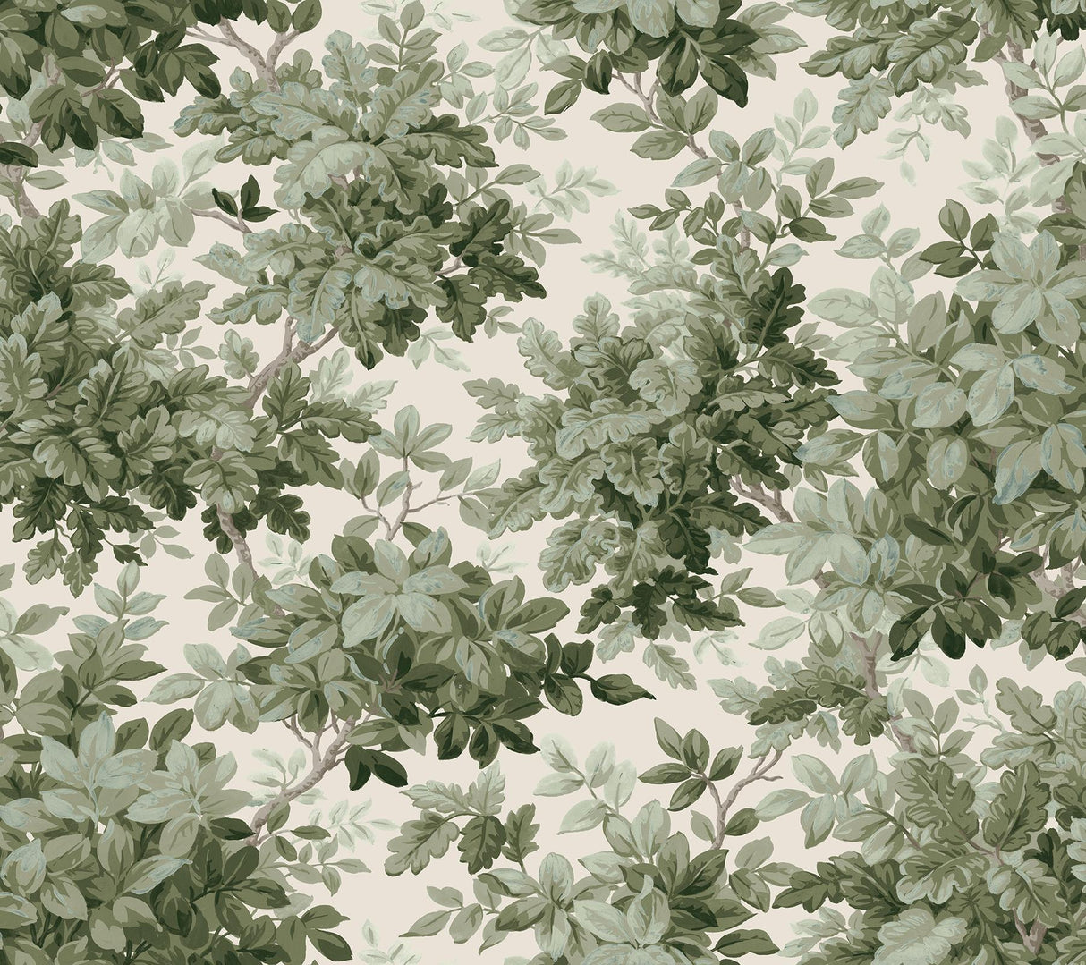 A-Street Prints Haberdashery Greenwood Moss Wallpaper