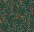 A-Street Prints Haberdashery Linden Dark Green Wallpaper