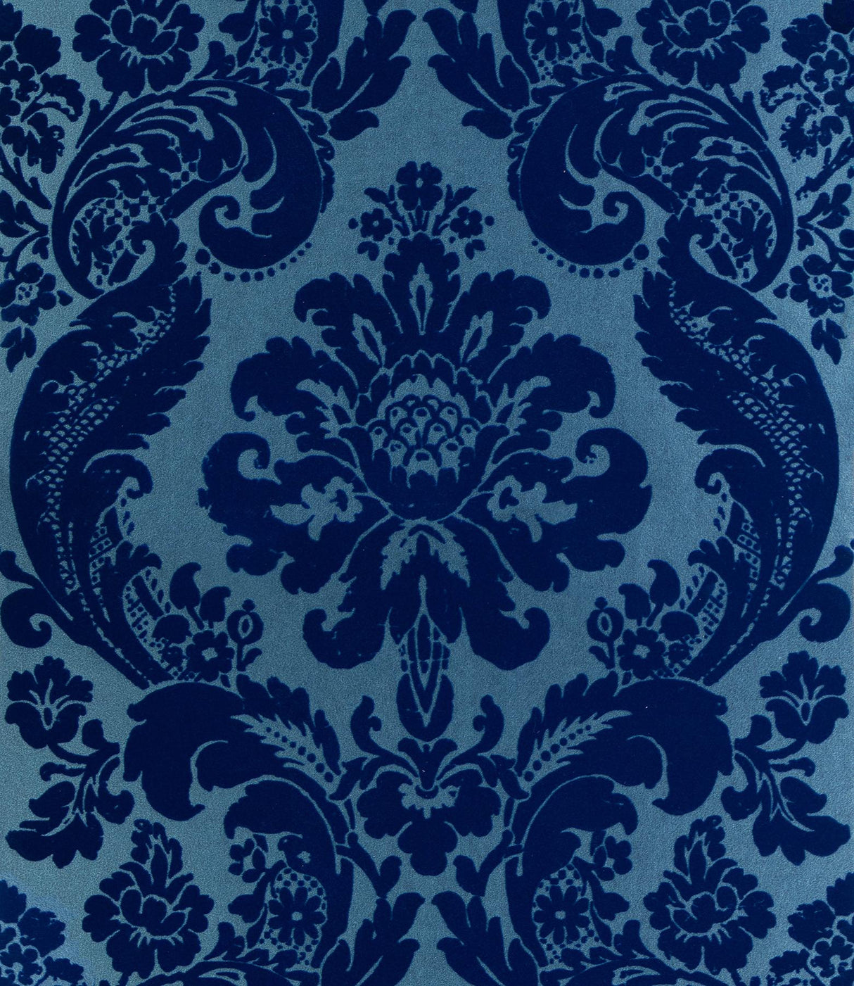 A-Street Prints Haberdashery Shadow Blue Wallpaper