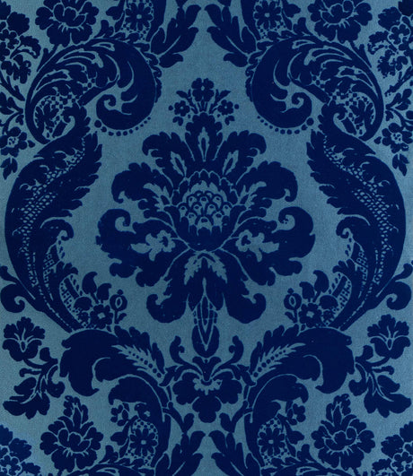 A-Street Prints Haberdashery Shadow Blue Wallpaper