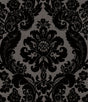 A-Street Prints Haberdashery Shadow Black Wallpaper