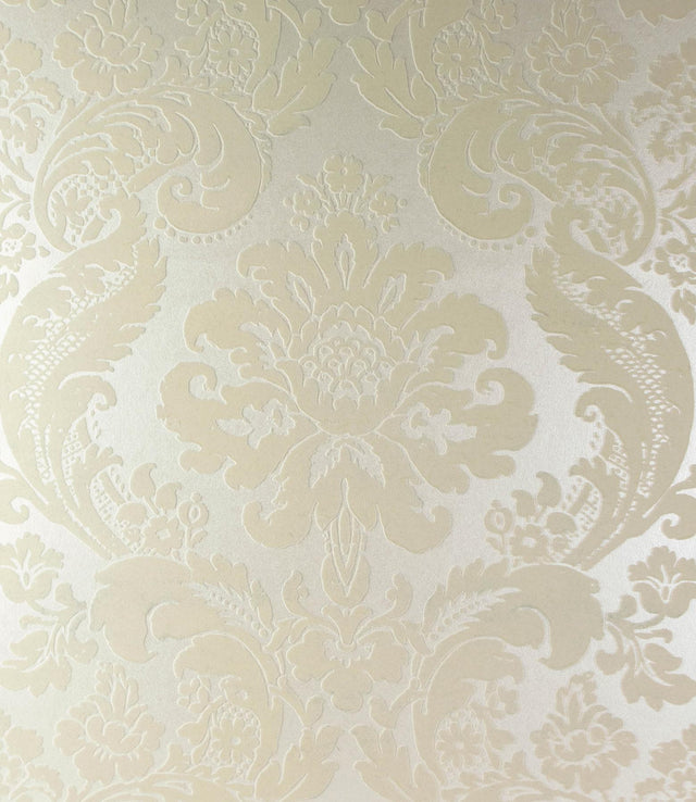 A-Street Prints Haberdashery Shadow Cream Wallpaper